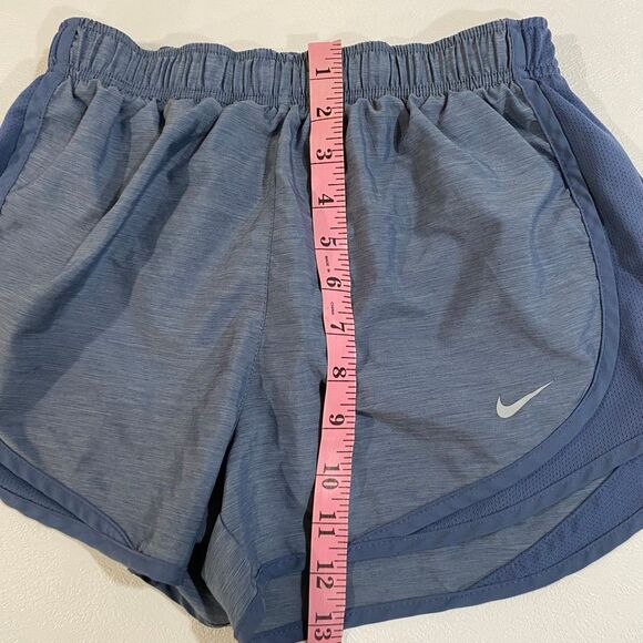 Nike Dri-FIT Tempo Running Shorts Women’s Small Blue Gray Athletic Activewear - Picture 6 of 9